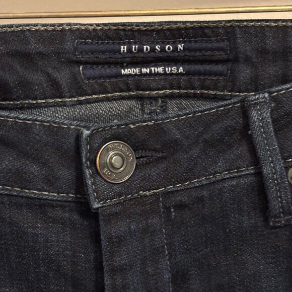 Hudson Skinny Jeans - Dark Indigo Wash Women's Size 26 - Picture 5 of 15
